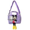 Bolsa Infantil 2024 Bolsa Bowling Estampa Mickey Mouse Meninas Fofas Casual Portátil Ombro Mensageiro