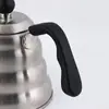 Olla Nube Engrosada de Acero Inoxidable con Control de Temperatura Filtro de Goteo Cafetera Manual Boca Pequeña Olla Boca Larga Tetera para Exteriores