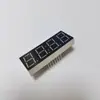 Fabricantes suministran directamente tubo digital LED de 0.56 pulgadas, 4 dígitos, fila única, 7 pines, blanco brillante, pantalla de visualización digital de reloj
