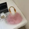 Bolsa de Felpa Transfronteriza para Mujer, Gran Capacidad, Nuevo Estilo Otoño e Invierno 2026, Bolso de Piel para Hombro y Axila, Bolso Dumpling de Gama Alta