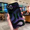 Funda para teléfono móvil Adecuada para iPhone 15 Color Personalizado Serpiente Oscura Doble Cabeza Serpiente Negra