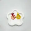 Llavero Inspirador con Texto de Flor Marea Nacional Estudiante Creativo Regalo de Acompañamiento Bolsa de Regalo Pequeña Colgante de Bendición Regalo Pequeño