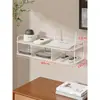 Soporte para Router Almacenamiento para Módem Óptico Decodificador de TV Gabinete con Disipación de Calor Estante de Almacenamiento de Escritorio Enchufe Soporte para Control Remoto