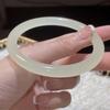 Pulsera de vidrio pulsera femenina pulsera de jade pulsera de color agua soleado estilo de temperamento suave hermoso transparente como hielo