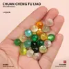 Botones de cuentas de maíz de jade sintético, nuevos botones decorativos de estilo chino Hanfu, cheongsam y traje Tang, accesorios de ropa DIY hechos a mano