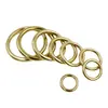 Anillo redondo de cobre sólido sin costuras tirador de anillo O para bolso de cuero fabricantes al por mayor en stock accesorios de hardware de cuero