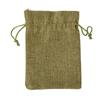 Linho saco de cordão de joias embalagem cordão de joias pequenas bolsa de joias de linho saqueta cosmética linho presente em estoque