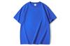 Camiseta de Hilo Doble Pesado con Hombros Caídos para Hombre y Mujer, Corte Holgado, Talla Grande, Cuello Redondo, Manga Corta, Uniforme de Clase de Graduación, Estilo Hong Kong, Color Sólido, Manga Media, 300g