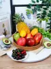 Modelo de Fruta Falsa Simulada Plástico Mango Manzana Pera Piña Limón Plátano Adornos de Brocheta Decoración para Gabinete de Cocina del Hogar Accesorios