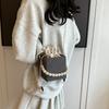 Bolsa Pequena de Verão Feminina 2024 Nova Tendência Moda Bonita Estilo Ocidental Popular Casual Estilo Ocidental Portátil Crossbody Bolsa Saco