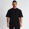 Nova Camiseta Esportiva Fitness Manga Curta Tamanho Grande Estilo Hip-Hop Europeu e Americano da Amazon Masculina para Corrida Casual Exercício Dropshipping