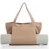 Bolsa de armazenamento para tapete de yoga esportivo ao ar livre mais vendida em todo o mundo, bolsa de lona de ombro único para roupas de ginástica e yoga e tapete de yoga