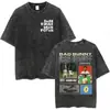 Camiseta Cross-Border Merch do Bad Bunny, Camiseta Dtfm Cream Juego De Domino