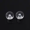 [Oferta Especial] Perforación de Oreja Acrílico Transparente Invisible Superventas Simple Fondo Plano Perforación de Labio Perforación de Lengua Perforación de Hueso de Oreja