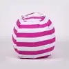 Bolsa de Viaje con Cremallera de Gran Capacidad para Guardar Colchas Bolsa para Guardar Juguetes de Peluche Infantiles Puf Rayado Infantil Sofá