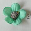 Flor artificial mini cabeza de flor pequeña decoración de equipaje flor de seda tocado de ropa flor falsa relleno de botella de deseos venta al por mayor y al por menor