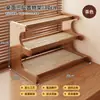 Estantería de Almacenamiento Trapezoidal para Plantas Verdes, Soporte para Flores de Ventana Abuhardillada y Balcón, Estantería de Almacenamiento Multicapa con Drenaje, Soporte para Vasos Escalonado, Estante de Exhibición de Escritorio