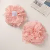 Estilo Ins Sentido Perezoso Atmósfera Dopamina Tela Encaje Camelia DIY Accesorios para el Cabello Hechos a Mano Accesorios para Ropa