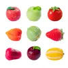 Micro paisagem criativa simulação pitaya maçã de cera fruta grande comida brincar decoração diy acessórios de saco surpresa pequenos enfeites
