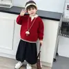 Suéteres Infantis Outono Inverno 2026 Novo Estilo Tricô Infantil Roupa de Baixo para Bebê Roupa Íntima Suéter de Lã Infantil Tendência