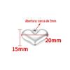 Pingente de aço inoxidável polido e iluminado joias DIY acessórios colar pulseira moda moda pingente amor pequenos acessórios