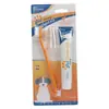 Kit de Escova de Dentes e Pasta de Dentes para Pets, Limpeza Bucal para Cachorros, Escova de Dentes para Cachorros, Escova de Dentes de Dedo para Gatos, Escova de Dentes para Gatos, Suprimentos para Pets