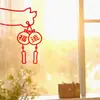 Bolsa de la Fortuna Pata de Gato de la Suerte Año Nuevo Festival de Primavera Pegatina de Vidrio Año del Caballo Adhesivo Electrostático Decoración de Ventana Pegatina de Pared Hogar Imagen de Año Nuevo