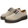 Sapatos Baixos de Couro Pequenos 1461 para Mulheres, Botas Curtas de Camurça Couro Bovino Genuíno Estilo Britânico, Tamanho Grande Bico Redondo Versátil Casual para Trabalho para Homens