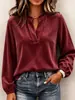 Otoño 2026 Nuevo Amazon Estación Independiente Transfronteriza Moda Femenina Europea y Americana Camisa Blusa de Manga Larga para Mujer