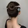 Acessórios de Cabelo Hanfu Estilo Antigo, Grampos de Cabelo Versáteis de Liga Metálica com Franjas Retrô, Enfeites para Coques, Grampos de Cabelo Estilo Chinês Novo para Atacado