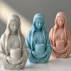 Jiahuimei Escultura Retrato Vela Silicone Molde Corpo Humano Retrato Gesso Decoração Ornamento Molde Transfronteiriço