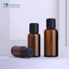 Frasco de óleo essencial YB com tampa de segurança infantil alemã 50ml frasco de óleo essencial de vidro marrom frasco de aromaterapia em estoque