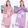 Avental Estilo Coreano Feminino Manga Longa Anti-Manchas de Óleo Masculino e Feminino Cintura Anti-Sujeira Cozinha Cozimento Roupa de Trabalho Masculina e Feminina