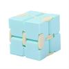Cubo Mágico Infinito Color Macarrón Creativo Cubo Plegable de Bolsillo Cubo Mágico 2x2 Juguete Rompecabezas para Aliviar el Estrés Regla Mágica