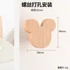 Manijas para armario de habitación infantil, tiradores para cajones de gabinete de madera maciza, pomos creativos para puertas de gabinete de color madera natural de estrella y luna, manijas divertidas