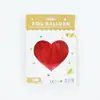 Comercio Electrónico Transfronterizo se Especializa en Globos de Aluminio con Forma de Corazón de 18 Pulgadas, Tarjetas de Papel Rígido, Fabricantes de Empaques Independientes al por Mayor
