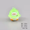 Patito Luminoso Transparente Resina Figura 3D Pegamento de Aceite Accesorio para Funda de Teléfono Caja Sorpresa Miniatura Decoración de Escritorio