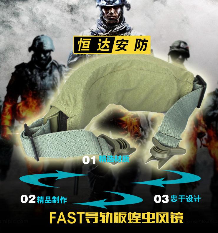 fast蝗虫风镜 导轨版蝗虫风镜三镜片套装