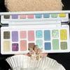 Paleta de sombras de ojos de color maestro a juego suministro directo de fábrica color mate nacarado - súper pigmentación sin caída de polvo maquillaje a prueba de agua y sudor herramienta de maquillaje de belleza portátil con ventosa magnética sombra de ojos