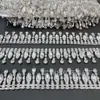 Cadena de strass con borla soldada ojo de caballo para decoración de cintura de ropa DIY tocado zapatos bolsa accesorios cadena de código elegante