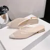 Nuevo Modelo de Verano 2026: Sandalias Casuales Cómodas de Malla para Mujer, Punta Puntiaguda, Slip-On, Talla Única