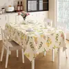 Mantel fresco estilo Ins, impermeable y a prueba de aceite, tapete de mesa sin lavado, mantel rectangular para comedor, sensación de lujo ligero y alta gama, mantel para mesa de café