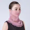 Bufanda para Colgar en Oreja de Seda Dorada para Mujer Primavera y Verano Versátil Protector Solar Manga para Cuello Velos Cubre Cuello Multifuncionales Bufanda de Seda Pequeña Variada de Cuello Alto