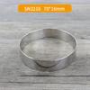 Molde para pan Saneng de tambor, círculo de mousse redondo de acero inoxidable, aro para tarta SN3476, molde para galletas, molde cortador, utensilios de horneado