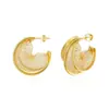 Pendientes de Malla Hueca Transfronterizos Europeos y Americanos, Elegantes y con Estilo, Pendientes de Diseño Exagerado, Pendientes de Diseño de Nicho Estilo Cool