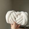 Nuevo teddy fleece transfronterizo lana de cordero tejido hilo relleno núcleo tira de gasa tira gruesa de tela islandesa línea de bolsa DIY