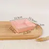 Caja para sándwich, mochi de nieve, pastel de hebra de carne, caja transparente de papel y plástico, caja de embalaje para repostería, pastel, pan, venta al por mayor