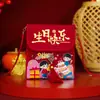 Tecido para Cumprimentos de Ano Novo Estilo Chinês Envelopes Vermelhos, Envelopes Vermelhos de Bênção de Aniversário Infantil, Envelopes Vermelhos com Borla Estampada Exquisite Atacado