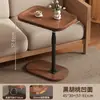 Mesa lateral para sofá para uso doméstico, móvil y ajustable, diseño simple para sala de estar y balcón, mesa de café pequeña de lujo ligero, mesita de noche para dormitorio