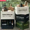 Caja de Almacenamiento Gruesa Plegable para Ropa, Juguetes, Hogar, Lado Exterior, Caravana, Caja de Almacenamiento Multifuncional para Camping